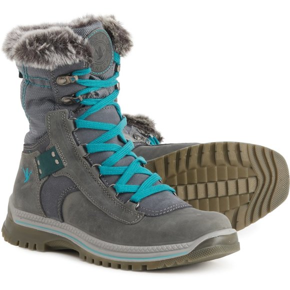 Santana Canada Made in Italy Mio Wool-Lined Snow Boots Waterproof, Leather 1065s - Picture 1 of 6